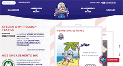 Desktop Screenshot of lafabrique-paris.com